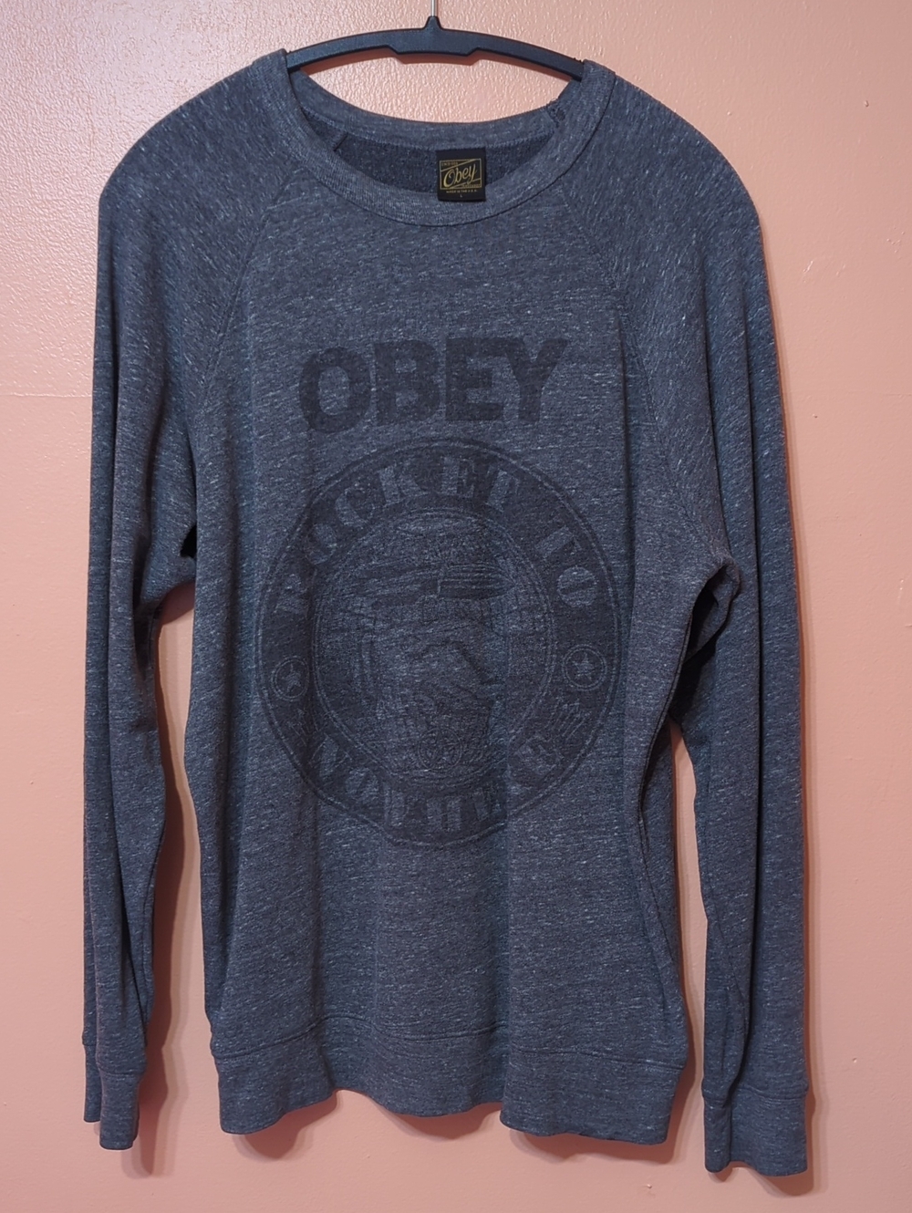 Vintage (USA) Obey Rocket to Nowhere sweatshirt sz L